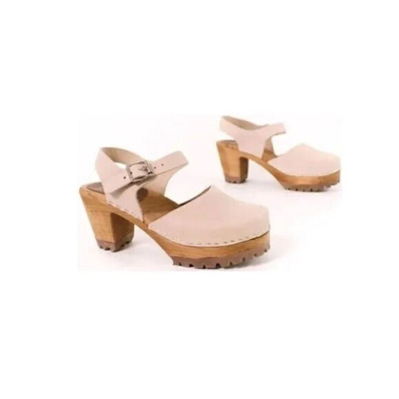 Free People MIA Abby Suede Clogs Size 36 in blush pink - Picture 2 of 11